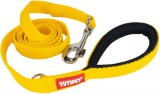 Yutipet / Montana Dog Yutipet póráz párnázott markolattal, kis méretű karabinerrel (120 cm hosszú | 20 mm széles heveder | Sárga)