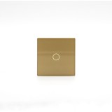 Z-Switch 1-es (1G) kis üveg kapcsoló panel Arany