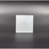 Z-Switch 1-es (1G) kis üveg kapcsoló panel Fehér