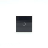 Z-Switch 1-es (1G) kis üveg kapcsoló panel Fekete