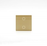 Z-Switch 2-es (2G) kis üveg kapcsoló panel Arany