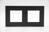 Z-Switch 2-es műanyag keret Fekete