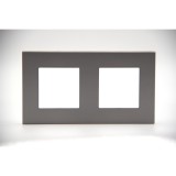 Z-Switch 2-es műanyag keret Szürke