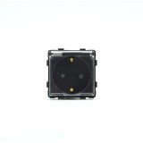 Z-Switch Dugalj 230V csapfedeles IP44 (2P+F) Fekete