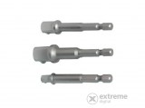 Z-Tools bit adapter dugókulcshoz készlet, 3 részes, 1/4˝+3/8˝+1/2˝ (040101-0211)