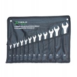 Z-TOOLS csillag-villás kulcskészlet elliptikus 12 részes 6-22mm