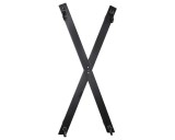 ZADO - András kereszt falhoz kötöző szett (fekete)