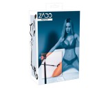 ZADO - bőr ágyhoz kötöző szett (fekete)