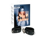 ZADO - bőr csukló bilincs (fekete)