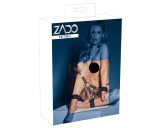 ZADO - keresztpántos csukló- és bokabilincs szett (fekete)