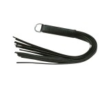 ZADO - puha korbács bőrből (fekete)