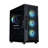 Zalman i3 NEO ARGB V2 ATX miditorony számítógépház, ARGB világítás, edzett üveg, fekete