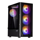 Zalman N4 Rev.1 RGB Tempered Glass Black N4 REV.1