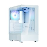 Zalman P10 WHITE (táp nélküli, mATX, ablakos, MT Mini Tower, fehér)