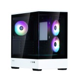 Zalman P30 BW táp nélküli ablakos mATX ház fekete (P30 BW)
