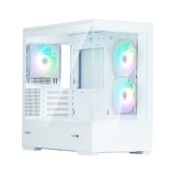 Zalman P30 White V2 microATX minitorony számítógépház, fehér