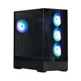 Zalman P40 Prism Plus RGB Tempered Glass Black P40 PRISM PLUS BLACK