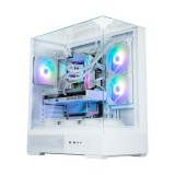 Zalman P40 Prism (táp nélküli, ATX, ablakos, Mid Tower, fehér)