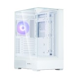 Zalman P40 Prism WHITE ATX miditorony számítógépház, fehér