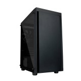 Zalman T3 Plus számítógépház, mATX Mini Tower, edzett üveg, 2 ventilátor, fekete