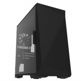 Zalman Z1 Iceberg Black táp nélküli ablakos Micro ATX ház fekete (Z1 Iceberg Black)