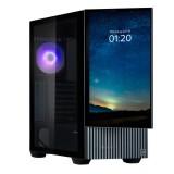 Zalman Z10 DS ATX miditorony számítógépház, 15.6" kijelzővel, fekete