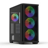 Zalman Z10 PLUS ATX miditorony számítógépház, fekete