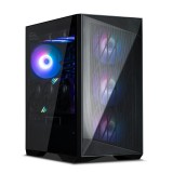 Zalman Z9 Iceberg MS ATX miditorony számítógépház, edzett üveg, fekete