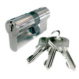 Zárbetét ELZETT XT  45/55mm 3 kulcs nikkel