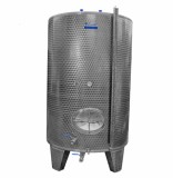 Zárt bortartály inox duplafalú 2000L 4 csappal 2 tisztító nyílással Zottel