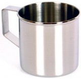 Zebra 400ml-es rozsdamentes acél bögre