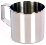 Zebra 500ml-es rozsdamentes acél bögre