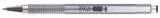 ZEBRA "F-301 A" 0,24 mm nyomógombos ezüst tolltest kék golyóstoll