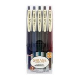 Zebra Sarasa Clip 0,5 Vintage 5 Colour Set zselés toll (69420)