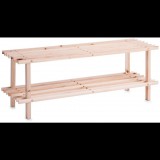 Zeller fa cipőtartó, 2 szintes (8081)