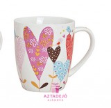 Zentrada Europe GmbH & Co KG Delpstr. 5b D-97084 Würzburg Germany info@zentrada.hu Porcelán bögre szív minta