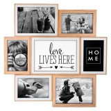 ZEP Watson 7Q Képkeret készlet Természetes, Fehér