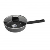 Zilan ZLN0874 Spotty Chef magasfalú serpenyő fedővel, 24 cm, 2,4 literes, tapadásmentes bevonat