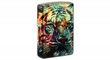 Zippo 46145, Tiger Design 540 Fusion , bukott sárgaréz