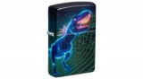 Zippo 46701, Cyber dinoszaurusz design, 540 színfolyamat-2 oldalas, sötétben világít