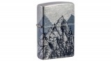 Zippo Mountain Sketch Design SKU: 46280