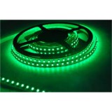 Zöld SMD LED szalag 12V 3528 , beltéri 120 LED/m, 9,6W, 2 év garancia