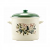 Zománcozott fazék, 16 cm + fedő, 2 liter - Ingyenes szállítással