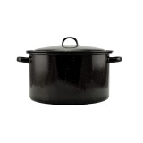 Zománcozott lábas, fedővel, 30 cm, 10,5 liter - Ingyenes szállítással