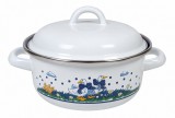 Zománcozott lábas fedővel ACP 24 cm, libás – 2313/24