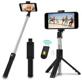 ZONE K07 2in1 Bluetooth szelfibot és tripod állvány fekete