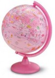 ZOO (pink) földgömb - állatvilág tematikával, gyerekeknek