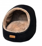 ZooBeeDoo Mini Cave fekhely - fekete 43 x 42 x 37 cm