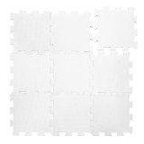 Zopa 9 db-os Puzzle habszőnyeg 30x30 cm - Ivory Beige