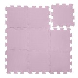 Zopa 9 db-os Puzzle habszőnyeg 30x30 cm - Sugar Pink